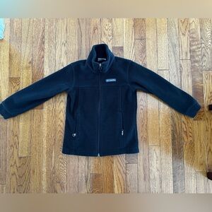 Columbia Kids XS 6/7 Black Full-Zip Fleece Jacket